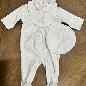 Dior Blue 6 month baby outfit NWT